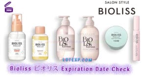 Bioliss ビオリス Expiration Date Check