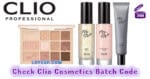 Check Clio Cosmetics Batch Code