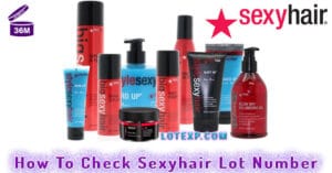 How To Check Sexyhair Lot Number