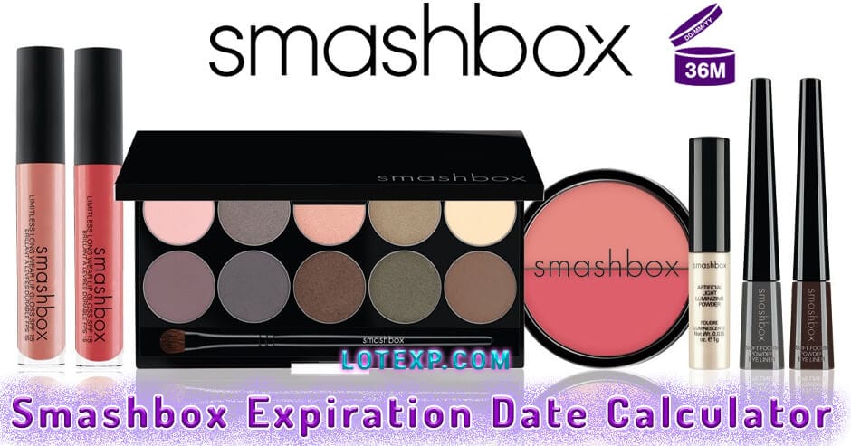 Smashbox Expiration Date Calculator