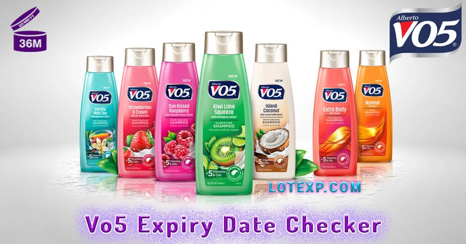 Vo5 Expiry Date Checker