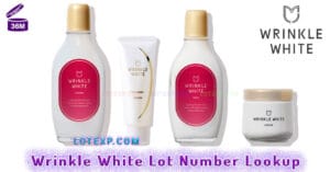 Wrinkle White リンクルホワイト Lot Number Lookup