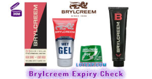 Brylcreem Expiry Check