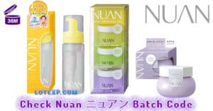 Check Nuan ニュアン Batch Code