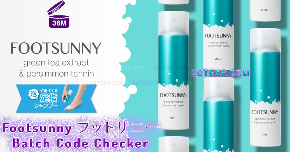 Footsunny フットサニー Batch Code Checker