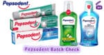 Pepsodent Batch Check