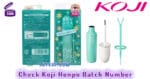 Check Koji Honpo Batch Number