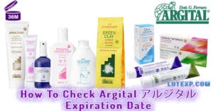 How To Check Argital アルジタル Expiration Date