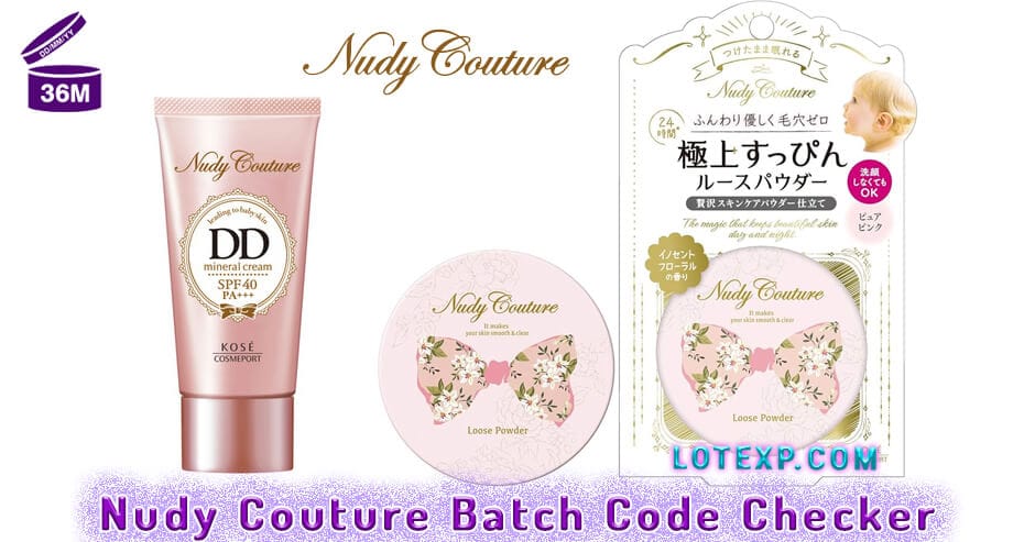 Nudy Couture ヌーディクチュール Batch Code Checker