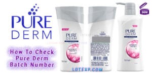 How To Check Pure Derm Batch Number