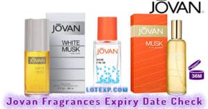 Jovan Fragrances Expiry Date Check