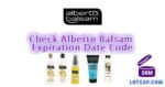 Check Alberto Balsam Expiration Date Code