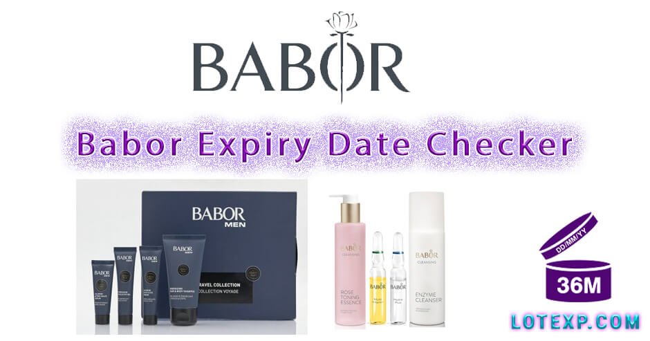 Babor Expiry Date Checker