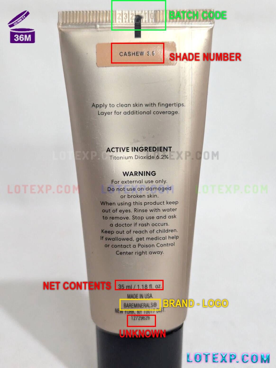 BareMinerals Batch Code Checker 8 Bareminerals Butter Drench Restorative Rich Cream jar