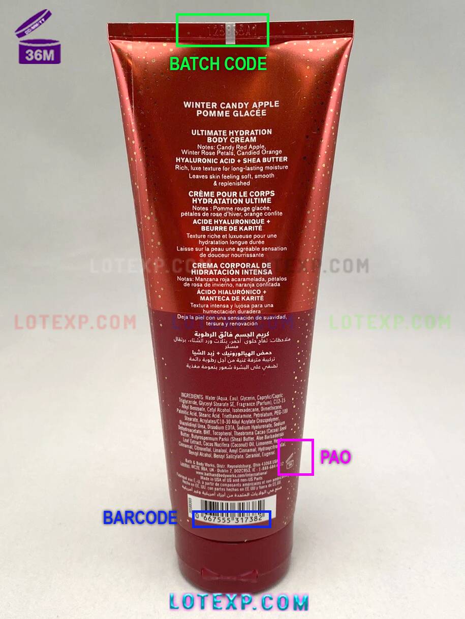 Bath And Body Works Batch Code Check 4 Bath And Body Works skincare expiry date verification interface