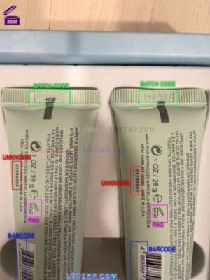 Borghese Fragrance body care expiry date verification interface