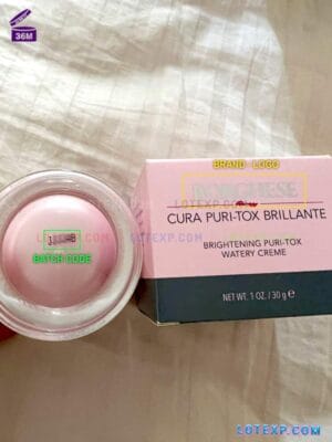Borghese Fragrance skincare expiry date verification interface