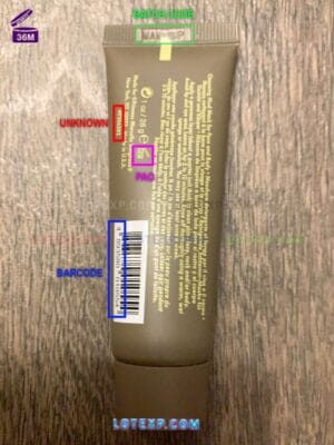 Borghese Fragrance fragrance expiry date verification interface