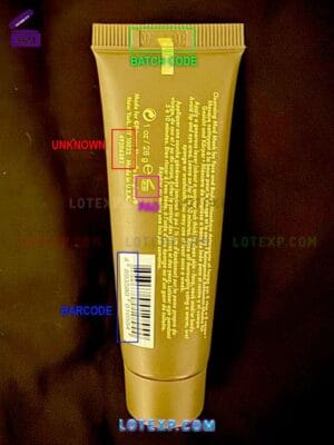Borghese Fragrance fragrance expiry date verification interface