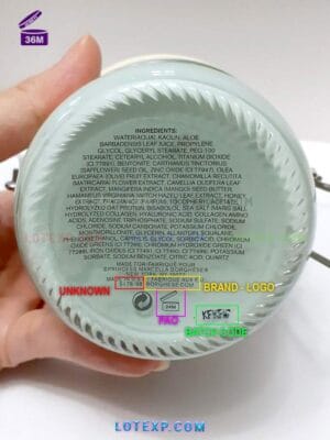 Borghese Fragrance body care expiry date verification interface