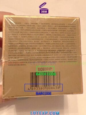 Borghese Fragrance fragrance expiry date verification interface