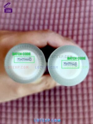 Borghese Fragrance bottle with batch code for expiry date check on Lotexp.com