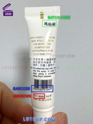 Borghese Fragrance fragrance expiry date verification interface