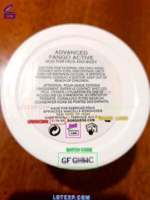 Borghese Fragrance fragrance expiry date verification interface