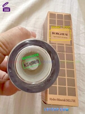 Borghese Fragrance fragrance expiry date verification interface