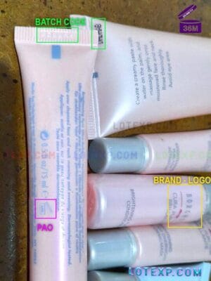 Borghese Fragrance fragrance expiry date verification interface