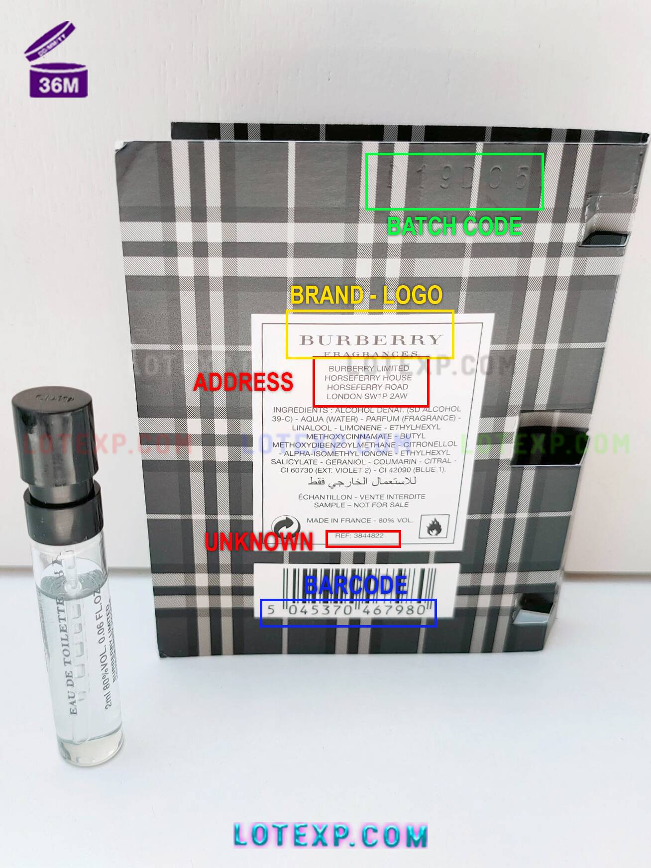 Burberry Fragrances Batch Code Check 10 Burberry Fragrances fragrance expiry date verification interface