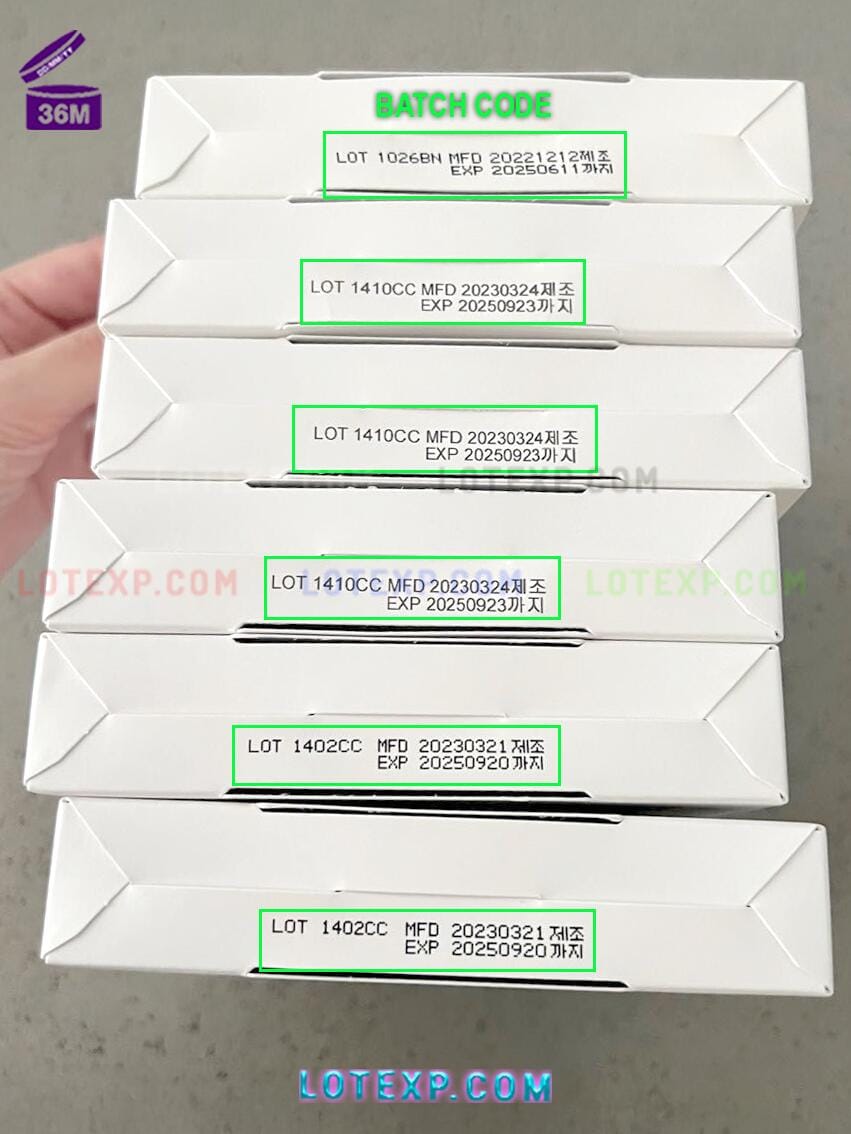Dr Jart+ Batch Code 4 Dr.Jart Ctrl-A Teatreement Toner bottle