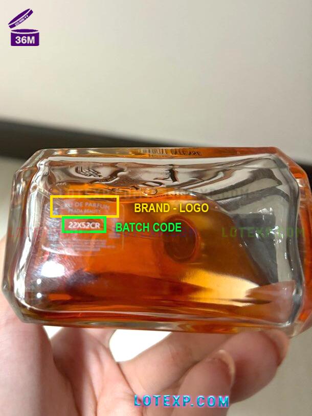 Prada Expiration Date Check 2 Prada Augmented Skin The Eye Cream packaging, showing the batch code.