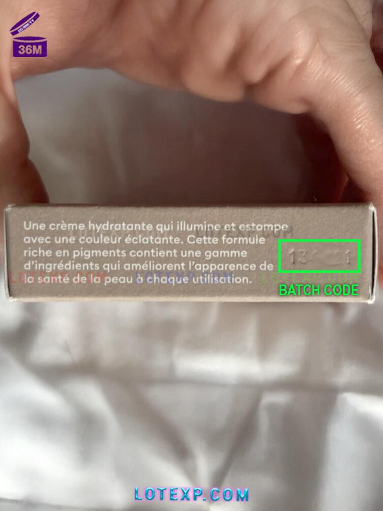 Rose Inc Batch Code Checker 4 Close-up of Rose Inc Softlight Luminous Hydrating Foundation bottle showing a batch code