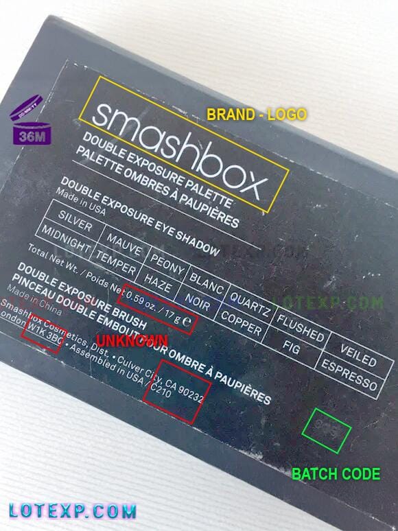 Check Smashbox Expired Date 3 Smashbox Studio Skin Foundation bottle, highlighting where the batch code is typically found.