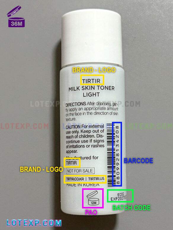 Tirtir Expiry Date Check 5 Tirtir Mask Fit Cushion compact with its batch code visible for online expiry check.