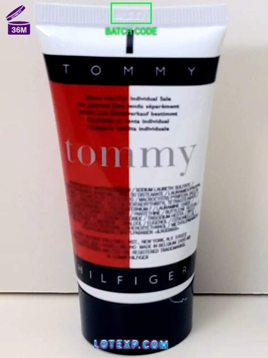 Check Tommy Hilfiger Batch Code 4 Check lot number on Tommy Hilfiger deodorant spray