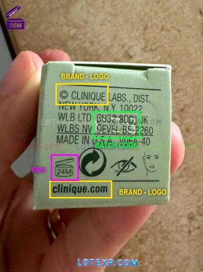 Clinique Batch Code Checker 9 Clinique For Men moisturizer with Lotexp.com batch code checker.