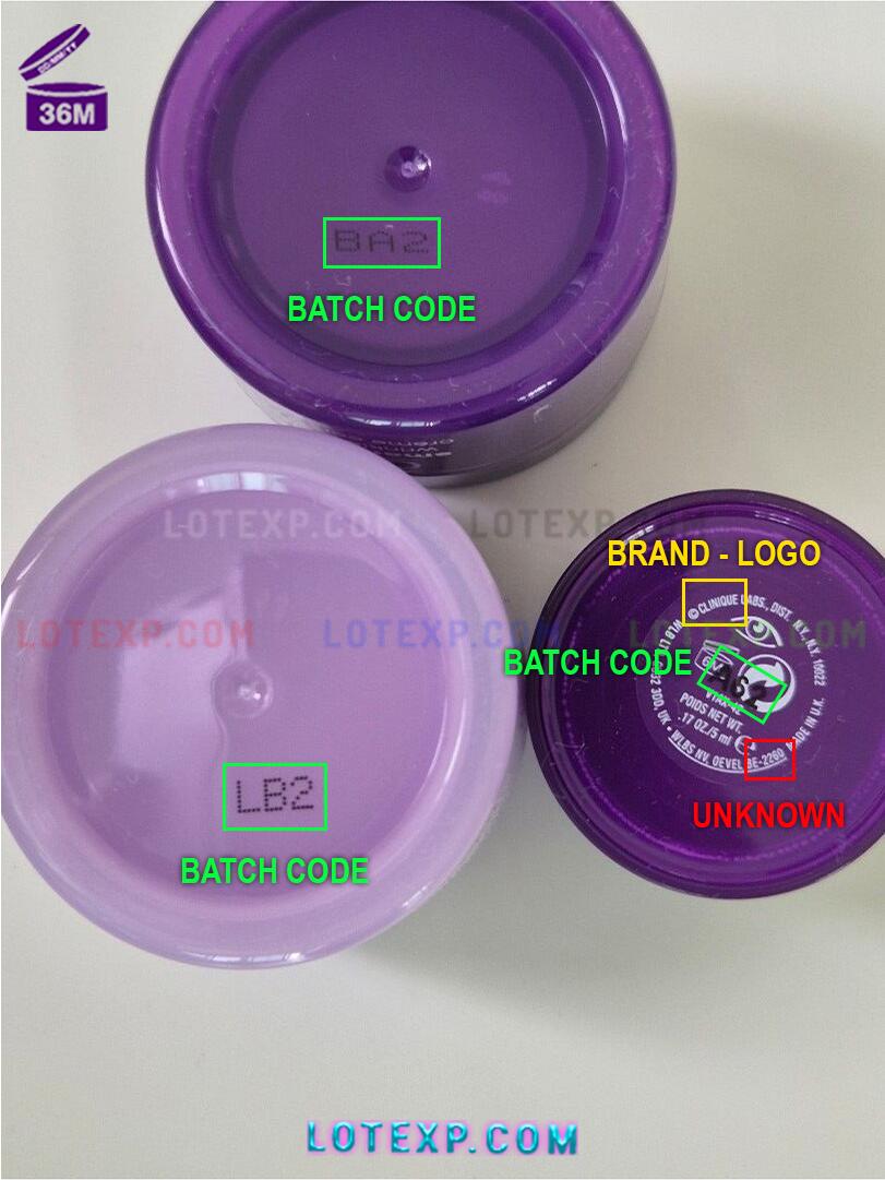 Clinique Batch Code Checker 10 Check Clinique Skincare moisturizer expiry date using Lotexp online tool.