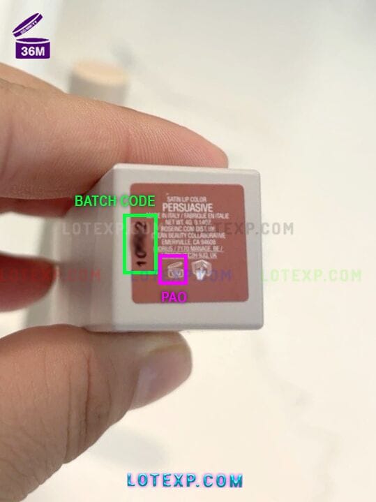 Rose Inc Batch Code Checker 5 Rose Inc Softlight Luminous Hydrating Concealer tube