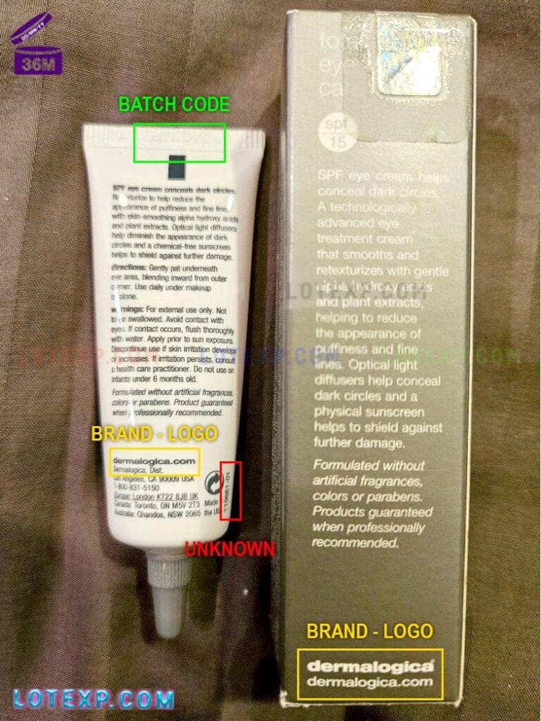 Dermalogica Expiry Date Checker | Cosmetic calculator - Batch code checker