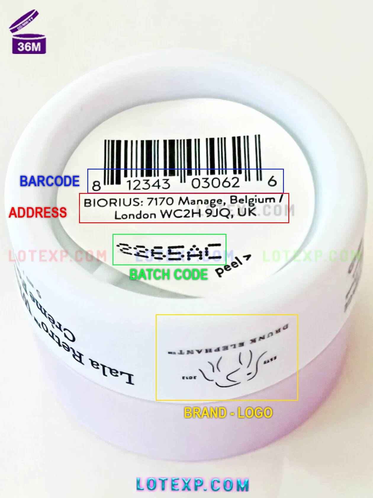 Drunk Elephant Batch Code Checker 5 Drunk Elephant body cleanser in a shower, ready for date checking.