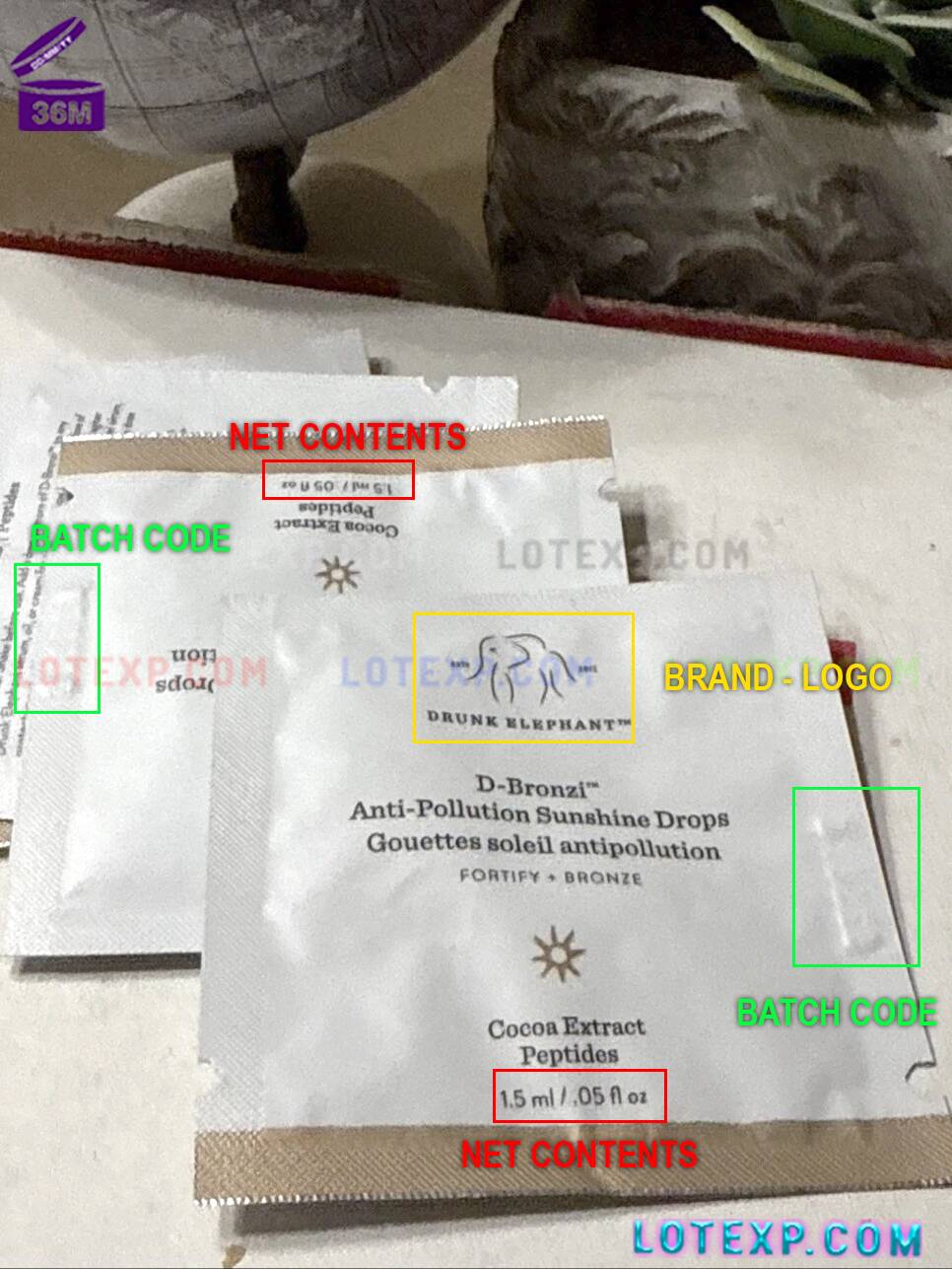 Drunk Elephant Batch Code Checker 17 Drunk Elephant mini/travel-sized products.