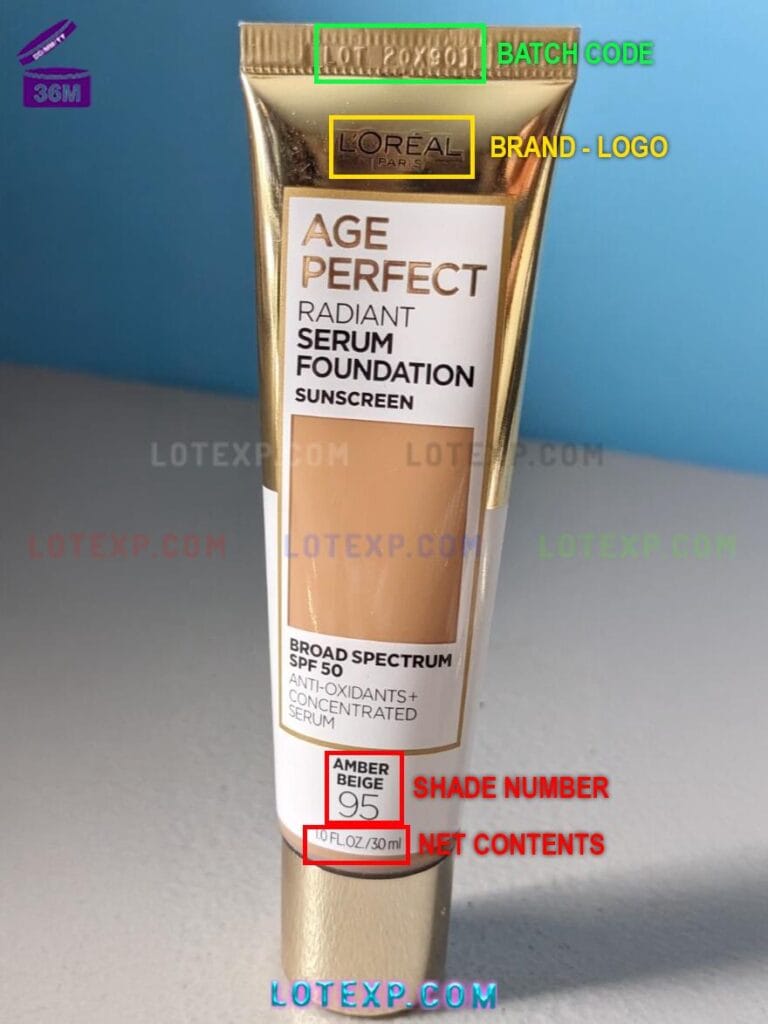 L'Oreal Batch Code Checker | Cosmetic calculator - Batch code checker