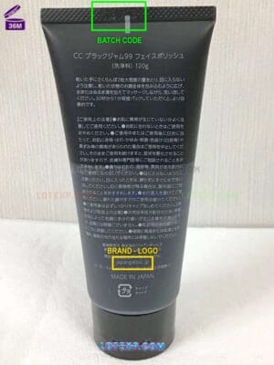 A small jar of Japan Gals anti-aging eye cream, showing a faint batch code.