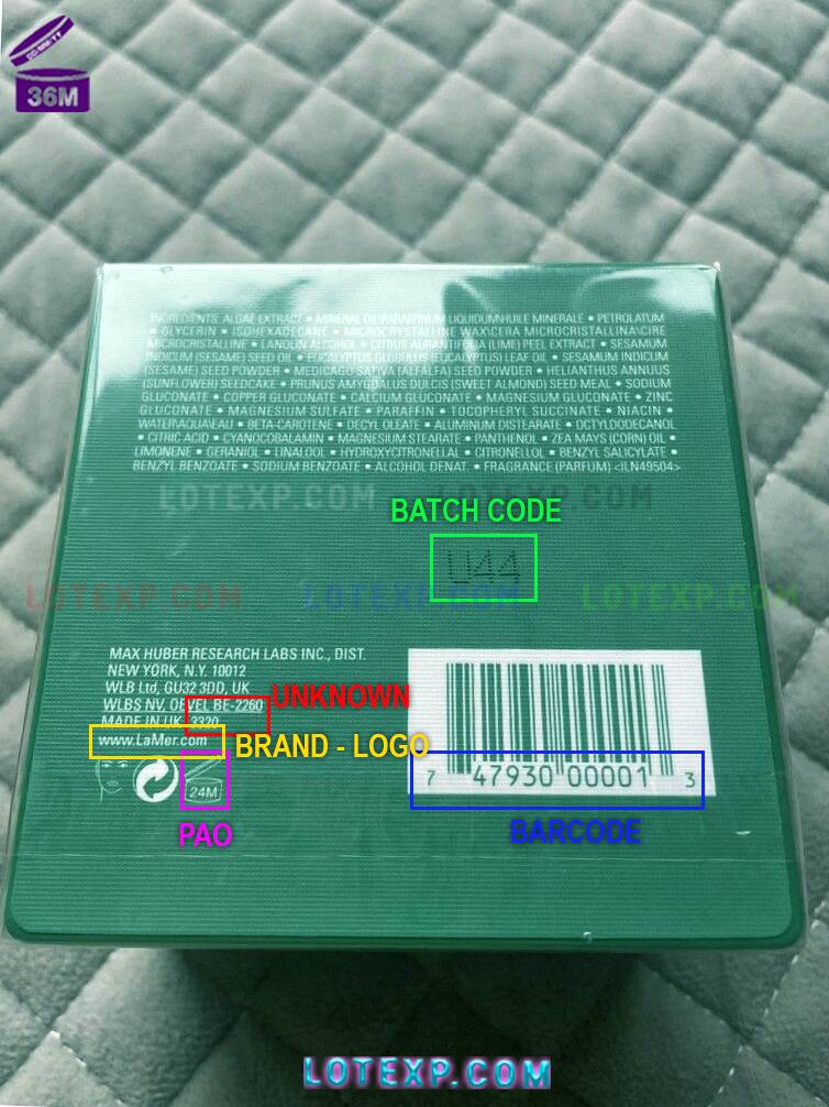 La Mer Expiration Date 13 La Mer Broad Spectrum SPF 50 UV Protecting Fluid, highlighting the importance of expiry dates.