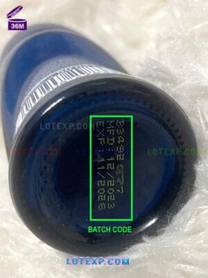 Nivea Cellular Luminous630 Anti Dark-Spot Serum bottle, showing its batch.