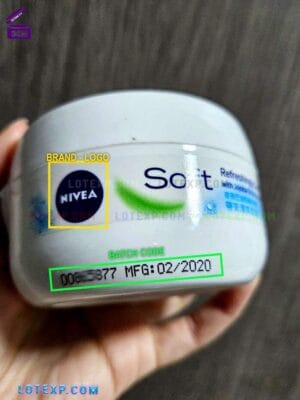 Nivea Roll-On deodorant, ready for batch code input.