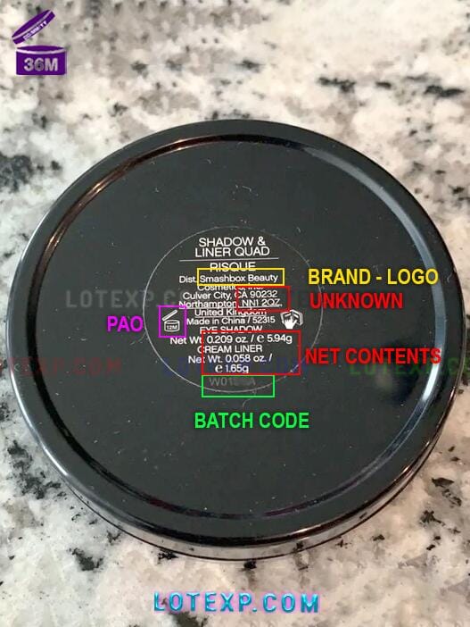 Check Smashbox Expired Date 17 Smashbox Photo Finish Setting Spray bottle, showing the area where batch codes are printed.