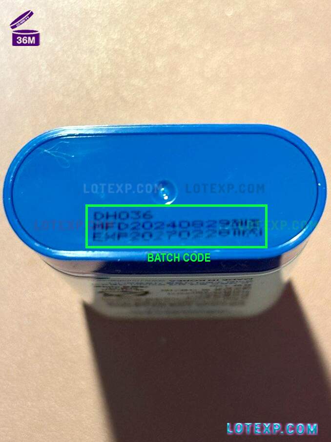 Tirtir Expiry Date Check 11 Tirtir Ceramic Cream jar with batch code highlighted for manufacturing date lookup.